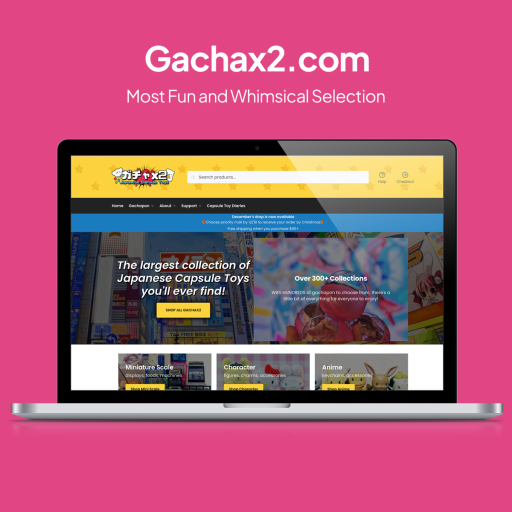 Gachax2.com, the most fun and whimsical selection of gachapon